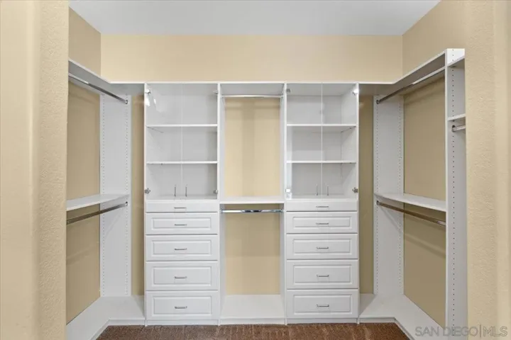 Downstairs Primary Closet