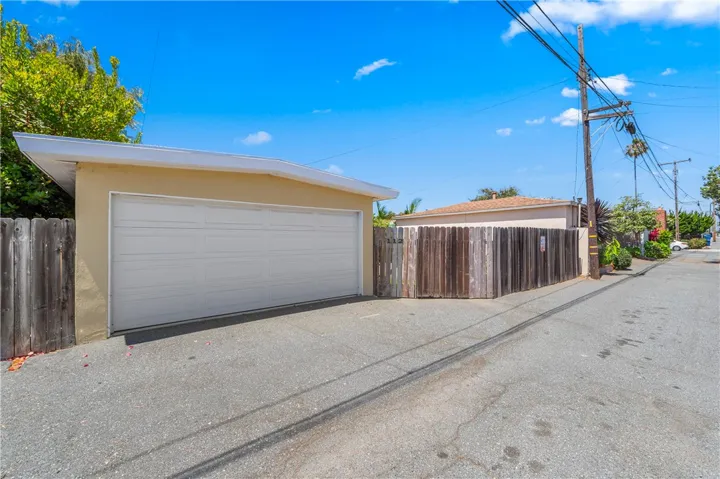 Alley Access to Garage