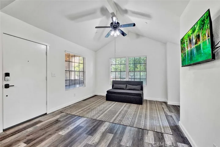 Open floor plan with vaulted ceilings. Lots of natural lighting throughout.