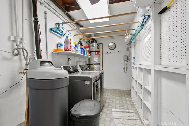 Laundry within Garage, Washer & Dryer included, Water softener.