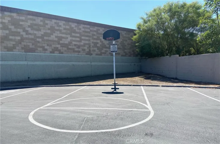 Half court basket ball available for a little fun..