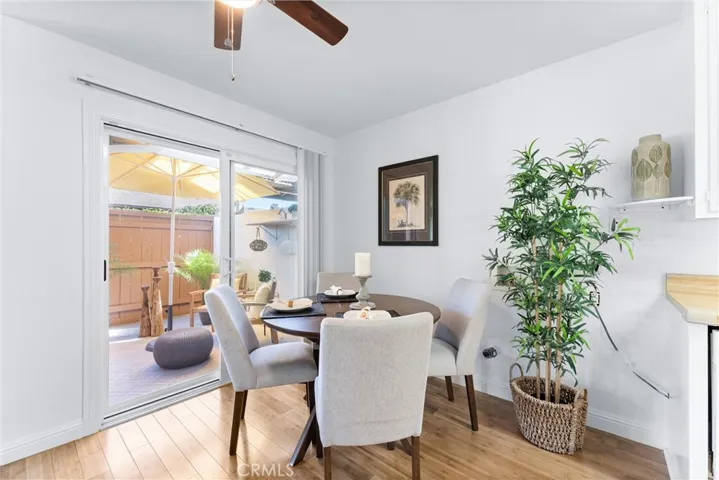 Cozy dining area..
