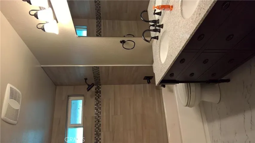 Hallway bathroom