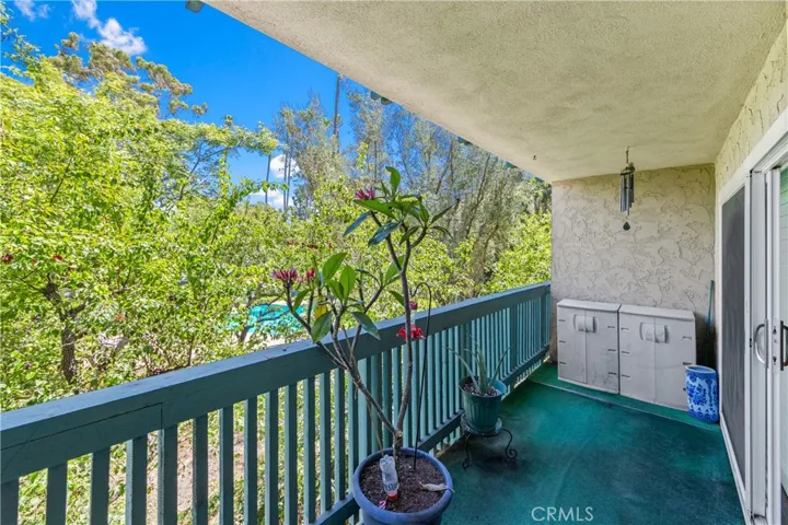 Large balcony
