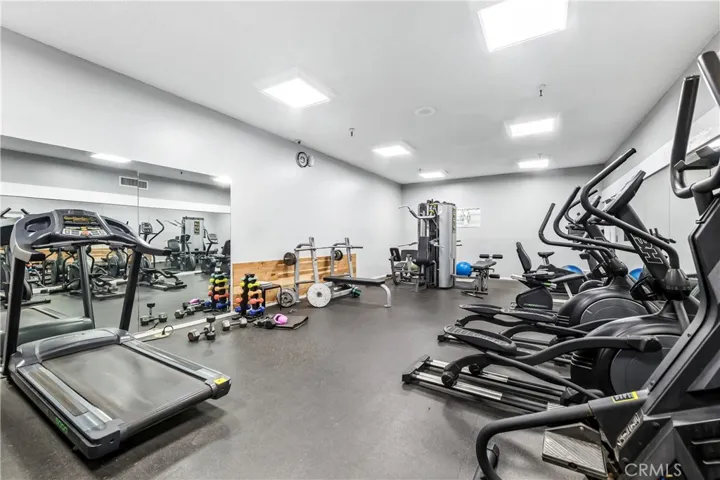 Convenient and large gym