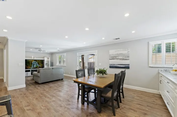 FRENCH DOORS TO THE BACKYARD