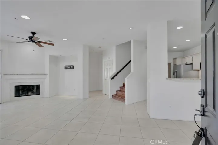 Entrance view, living room