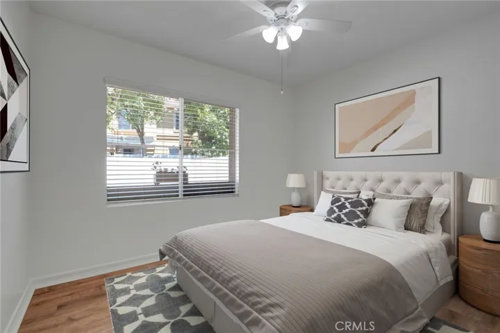 VIRTUALLY STAGED! Downstairs bedroom, queen bed