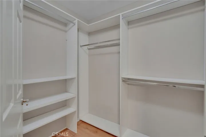 Primary walk in closet