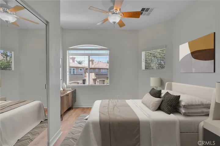 VIRTUALLY STAGED! 3rd Bedroom, in the middle upstairs, full bed