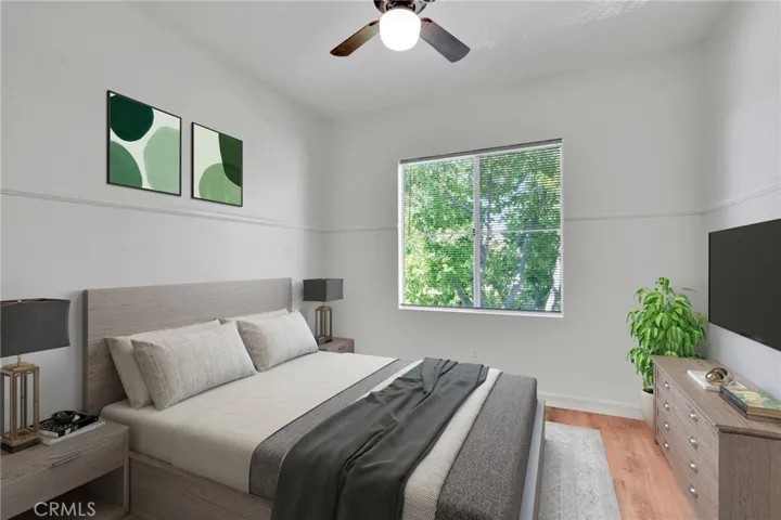 VIRTUALLY STAGED! Upstairs bedroom, far left, full bed
