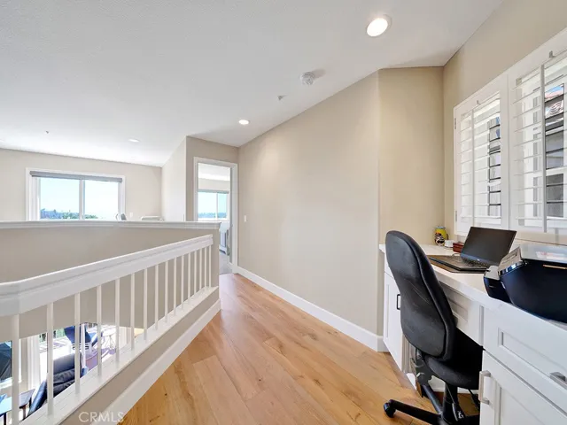 Also at the upstairs hallway is a small workstation that is perfect for a work from home setup.
