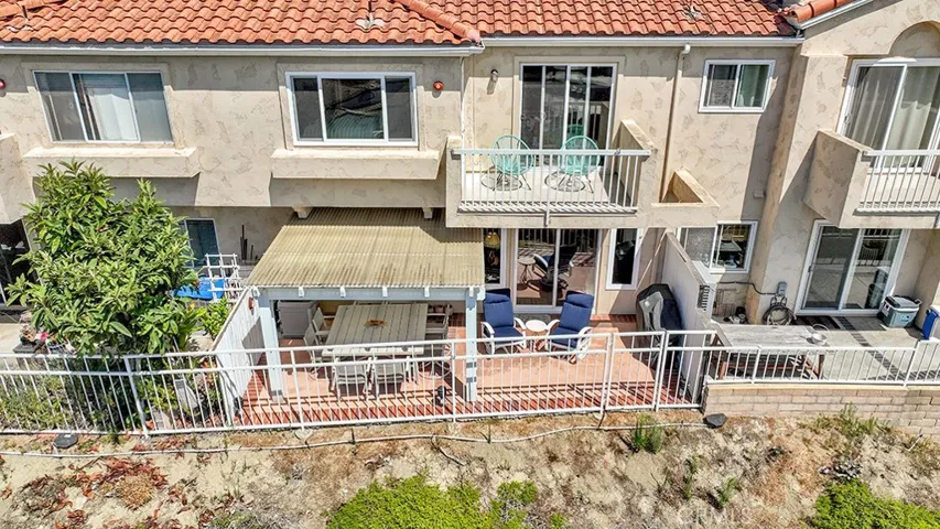 Drone view of your backyard.