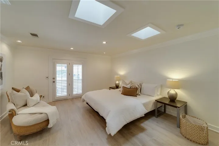 Rear bedroom, West wing.