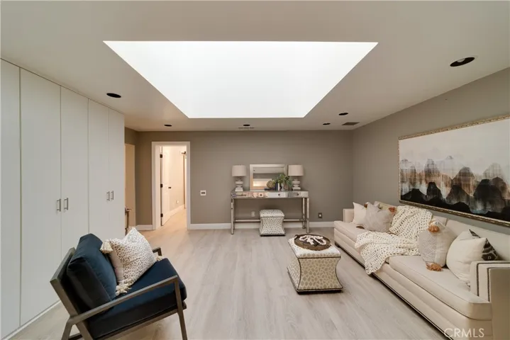 The retreat in the primary suite.