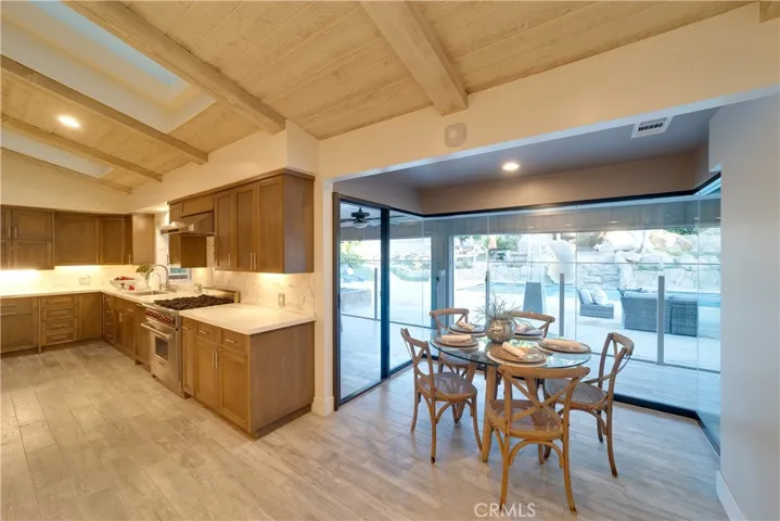 Breakfast nook.