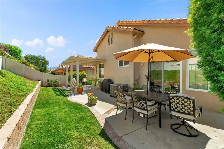 Rear Yard & view of home