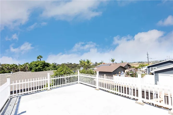 Rooftop deck