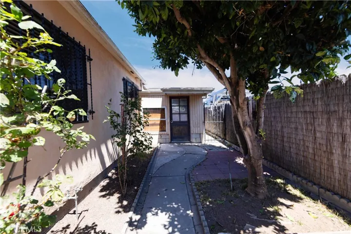 Side of the house.
