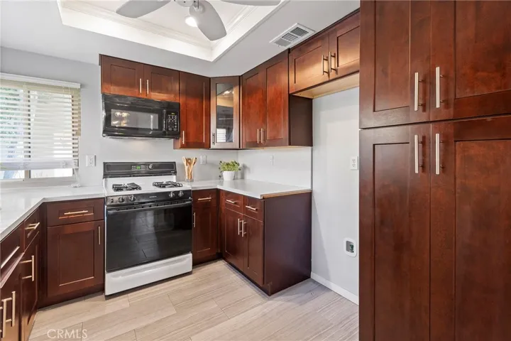 Pantry with rollout shelves