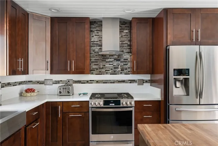 Stainless Steel appliances.