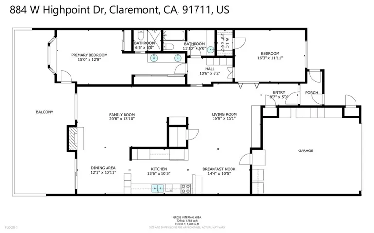 884 W Highpoint Drive, Claremont, California 91711