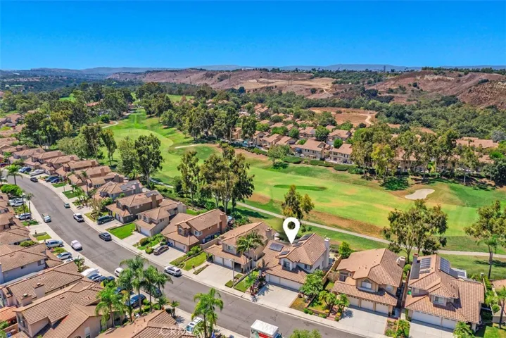 Aerial View of the property located on the Tijeras Creek Golf Course.