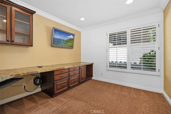 Main Floor Bedroom is designed as an office.