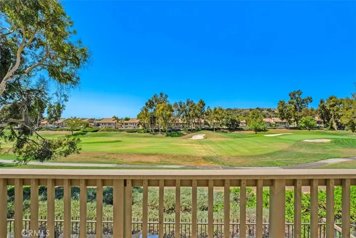 Backyard of property features the golf course and no neighbors!