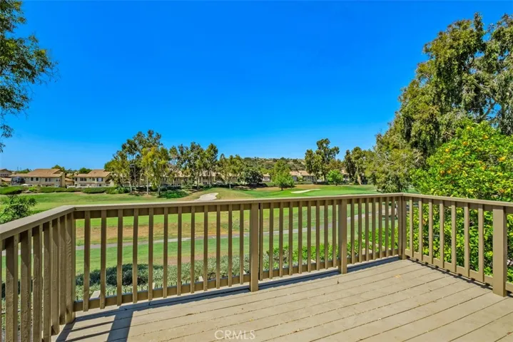 Love your morning coffee or a glass of wine on this spacious balcony, enjoying views of the golf course.