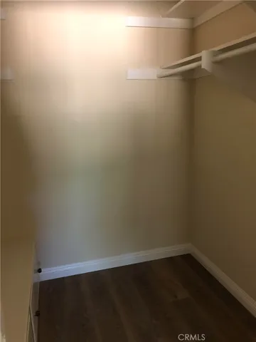 Master walk-in closet