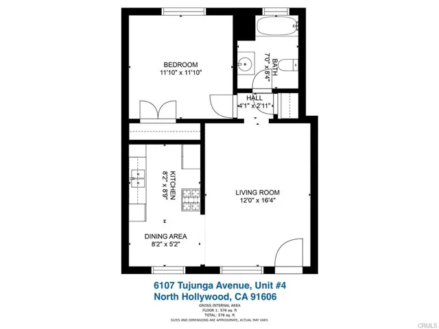 6107 Tujunga Avenue - Unit #4 - Upper Level 1 Bed/1 Bath