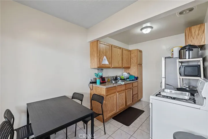 6107 Tujunga Avenue - Unit #1 - Dining Area and Kitchen