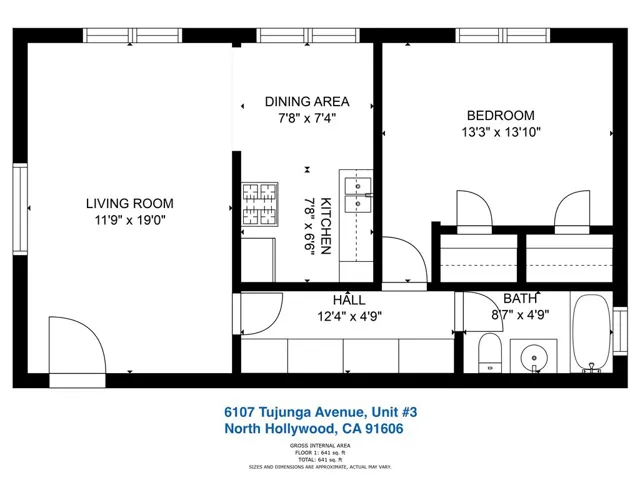 6107 Tujunga Avenue - Unit #3 - Upper Level 1 Bed/1 Bath