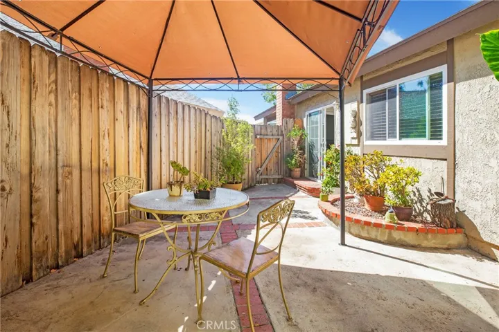 Large wrap around patio perfect for entertaining.