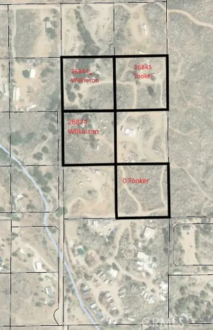 Map for parcel locations