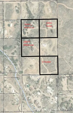 Map for parcel locations