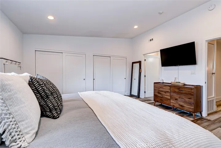 Wall to Wall closets in Primary suite