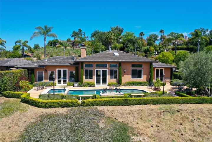 West side of home