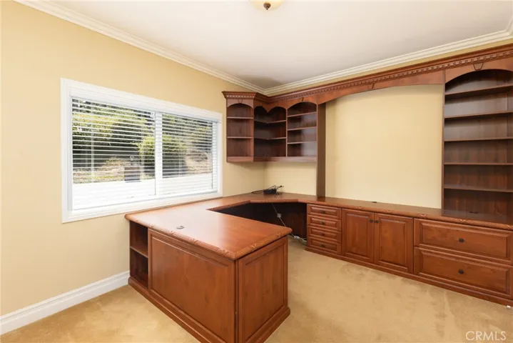 Beautiful Built-In Office