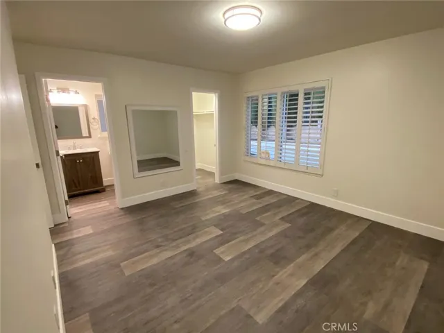Master Bedroom with walk in closet and brand new bathroom.