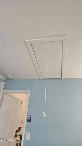 Attic Access in Garage for Storage