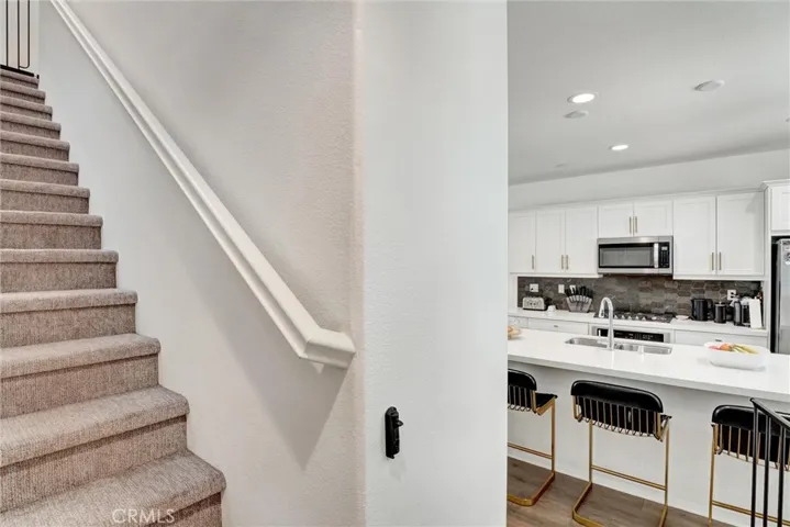 staircase to 3rd floor