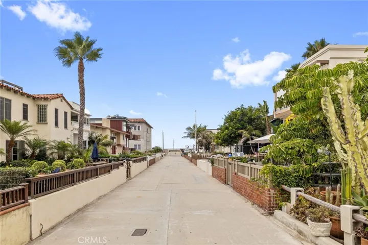 Walk street leading to front door, and then the sand and the strand!