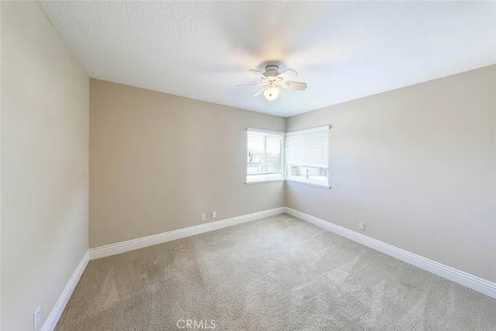 Carpet has been replaced with hard flooring