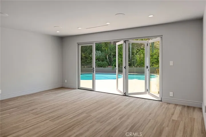 Living Room w/ La Casita Folding Doors