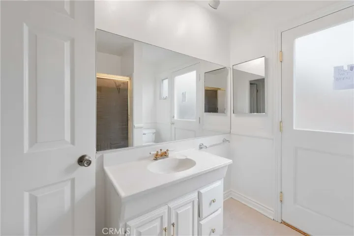 Convenient vanity with storage