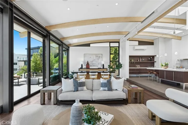 Approximately 3,537 square feet, the residence features four ensuite bedrooms and four- and one-half baths.