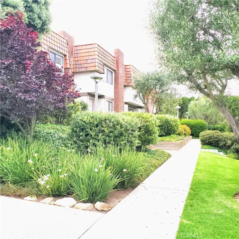 Lush Landscaping in the complex