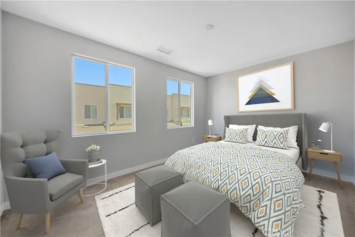 Virtual Staged Master Bedroom